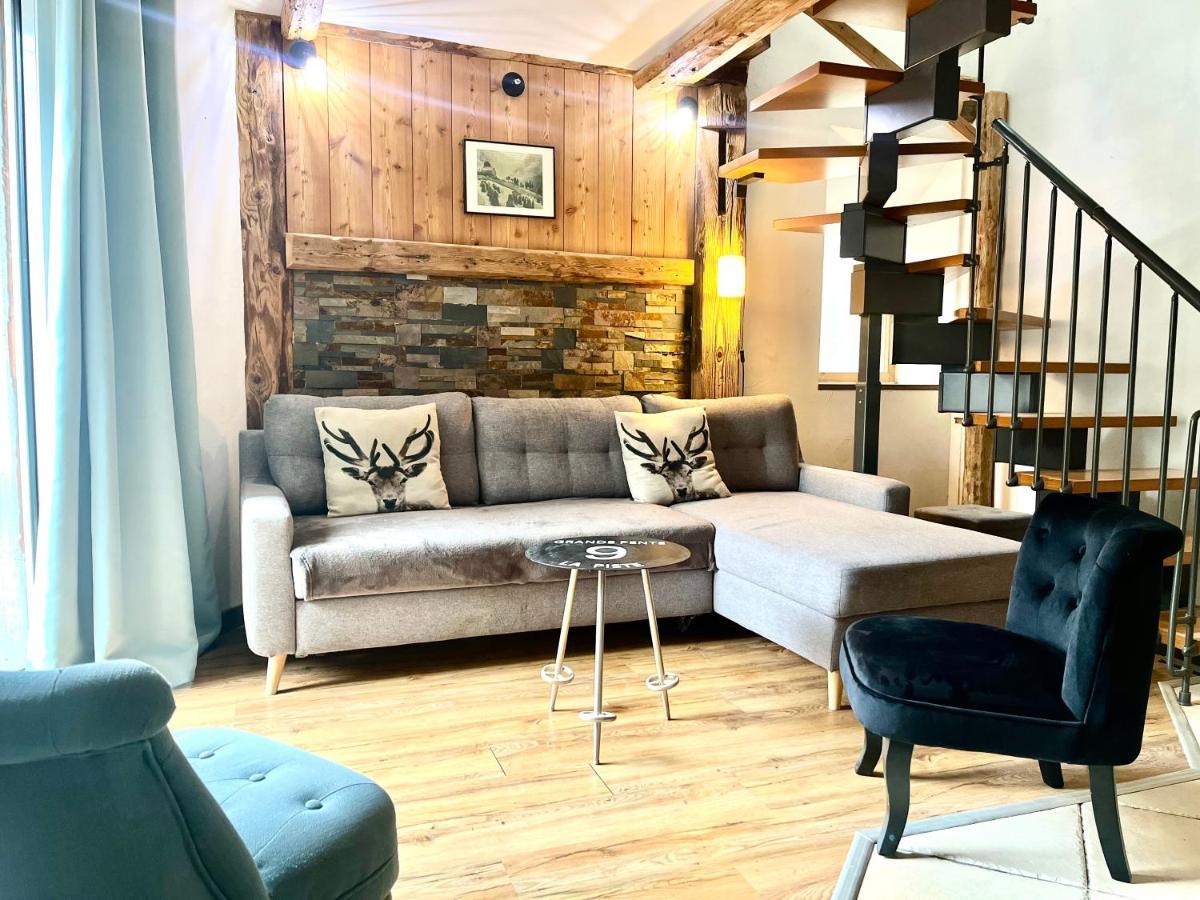 La Grange Auguste Avec Sauna Jacuzzi Vénosc Exterior foto